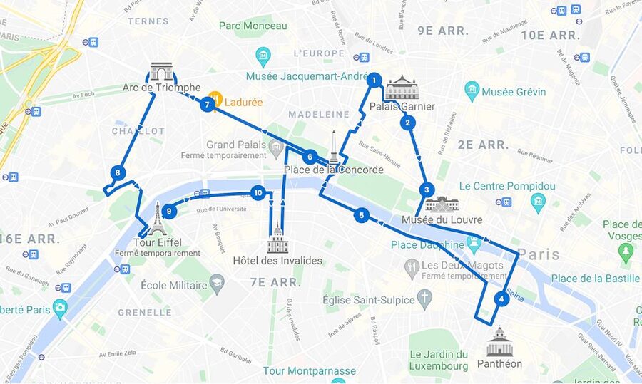 Paris: Tootbus Hop-on Hop-off with optional river cruise - Musée d’Orsay and Place de la Concorde