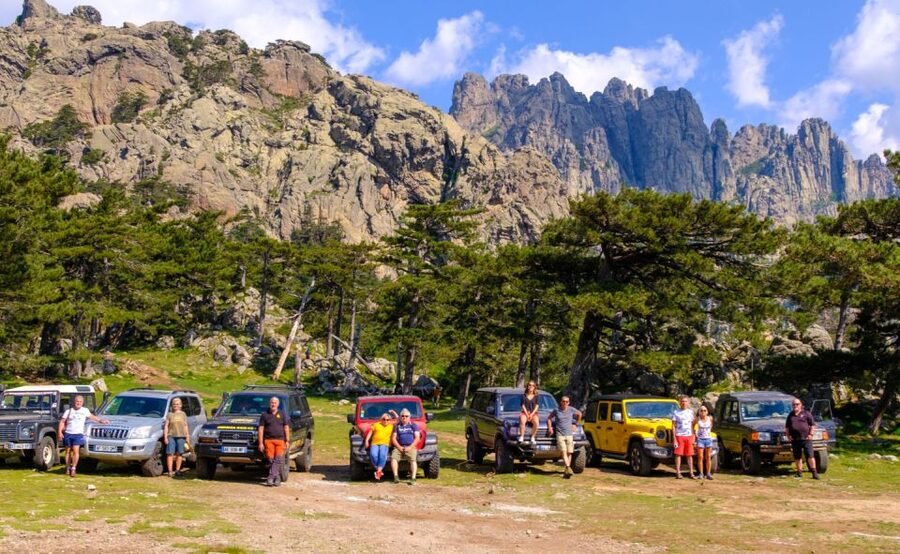 Porto Vecchio: Ospedale Forest & Bavella Needles 4x4 Tour - A traditional village and the Corsican pig pen