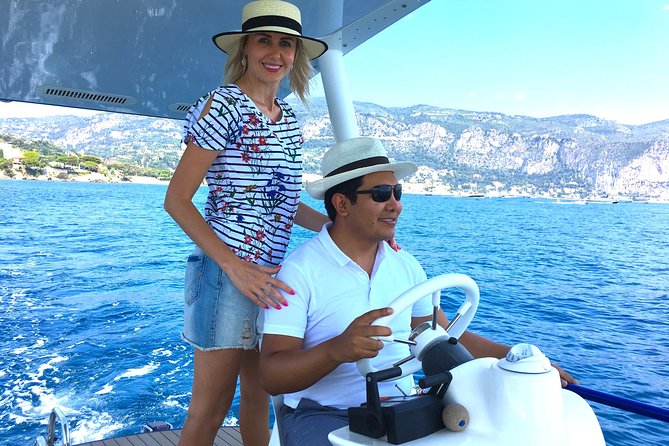 Premium Tour on a Solar Powered Boat - Private Group - Saint-Jean-Cap-Ferrat and the view toward Paloma Beach