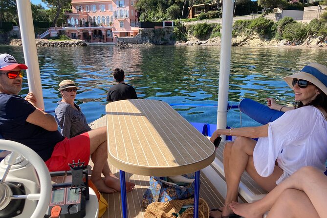 Private Cruise Near Nice and Monaco with Solar Powered Boat - Starting at Mole des Pecheurs in Beaulieu-sur-Mer