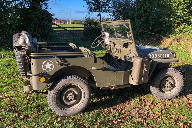 Private Guided Tour in WW2 Jeep of the Landing Beaches - Beuzeville-au-Plain and the Thomas Meehan crash site