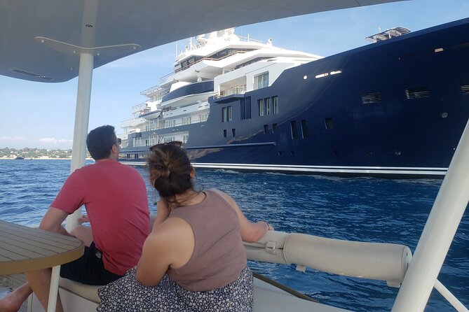 Private ride with sea bath in Solar Catamaran - Cap d’Antibes and the clear-water stop