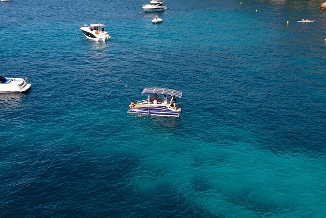 Private Solar Catamaran Cruise in Antibes Juan les Pins - Passing Port Abri de L’Olivette