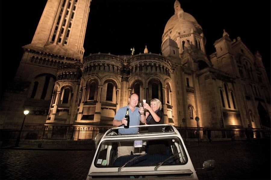 Private tour of Paris by Night with Champagne - Why a 2CV makes Paris feel more personal