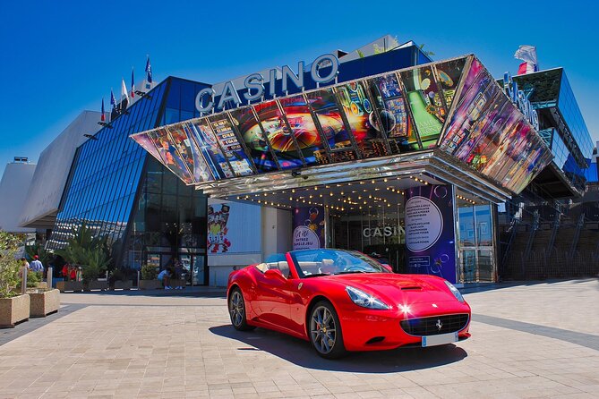 Private Tour on the Roads of Cannes by Ferrari - Port Canto and the photo stop