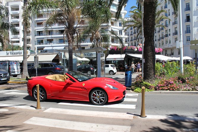 Private Tour on the Roads of Cannes by Ferrari - The Lérins Islands view and the return run