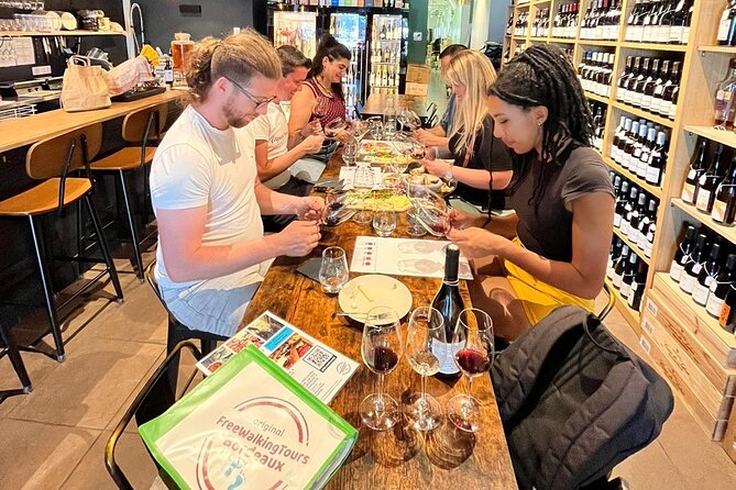 Professional - Bordeaux Wine and Cheese Tasting with a walking tour - The tasting: four wines, cheese, and a blind test