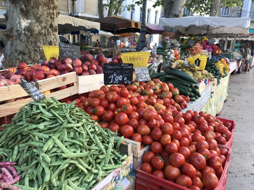 Provencal Market Walking Tour with Tastings - More than food: flowers, clothing, and Aix stories