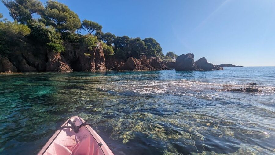 Rando Kayak Agay Guided Visit - A Swimming Break, If You Want One