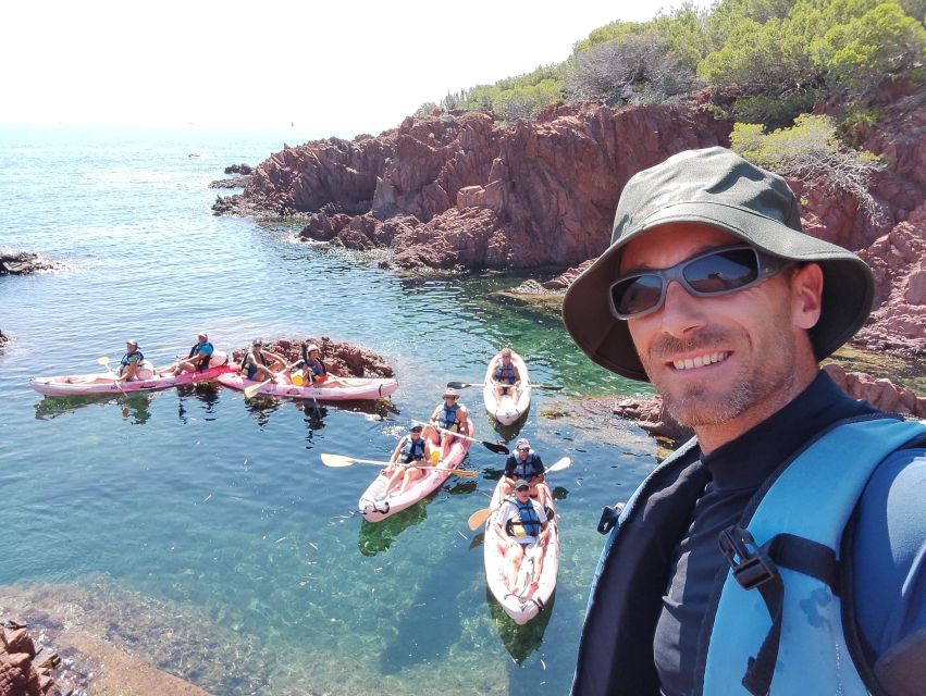 Rando Kayak Agay Guided Visit - Photos and the Return to Shore