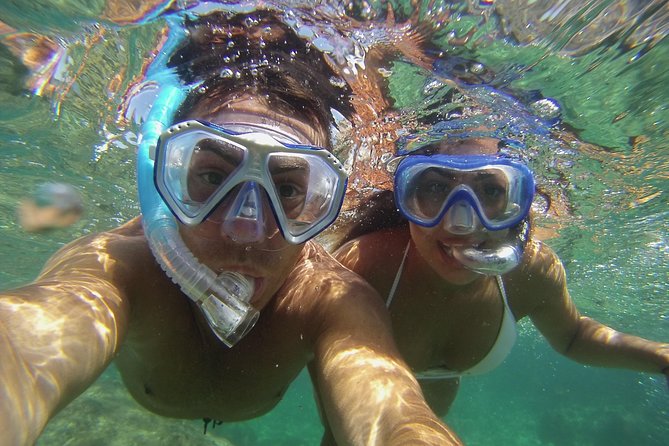 Rando-Palmée Getaway Around an island - Exploring caves, rocks, and underwater plant life