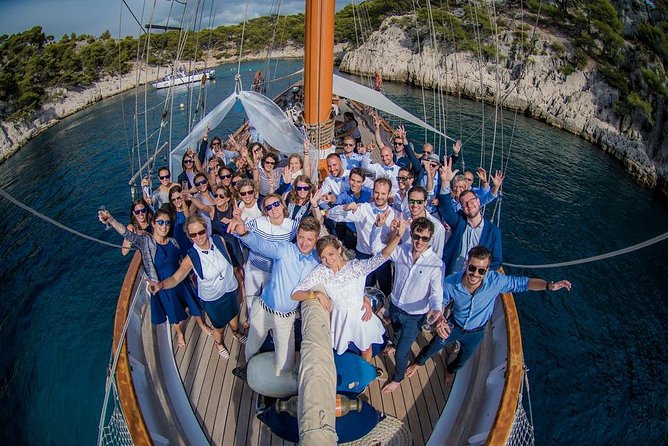 Sailing day in the heart of the Calanques - Lunch, rosé, and the practical value of $88