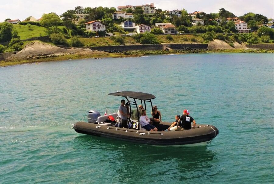 Saint-Jean-de-Luz, Basque country: Boat tour along the Coast - Loya Bay and the Abbadia Castle view