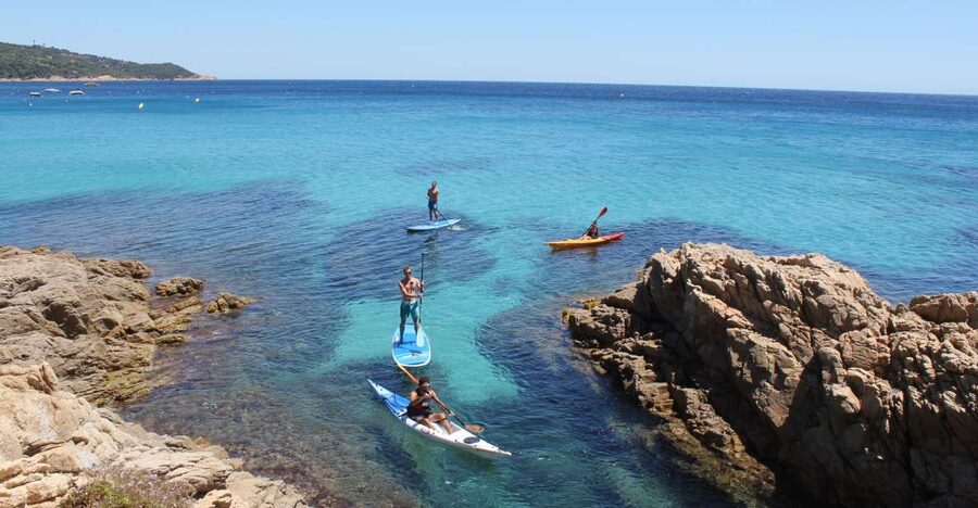 Saint-Tropez: Kayak Experience in Ramatuelle Reserve - Paddling past Pampelonne Beach