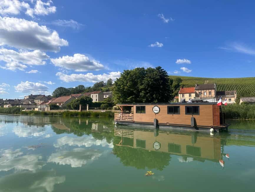 Semi Private Solar Boat Cruise in Champagne - Why a solar house boat changes the Champagne view