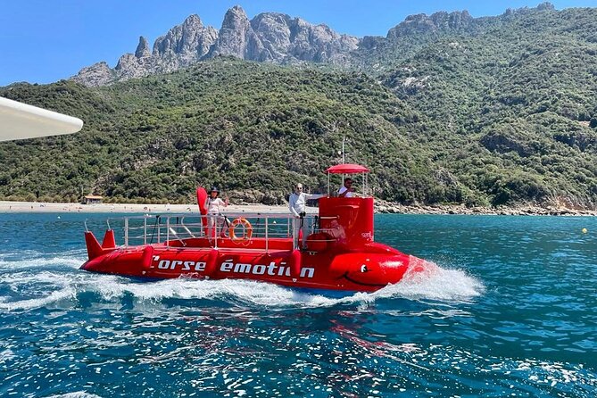 Semi-submarine: visit to the seabed of Porto Bay - The Calanche from Porto Bay