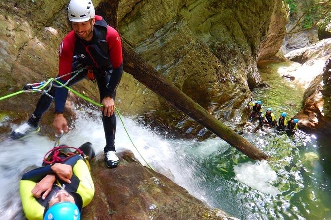 Sports canyoning in the Vercors near Grenoble - What the $90.70 price includes in value