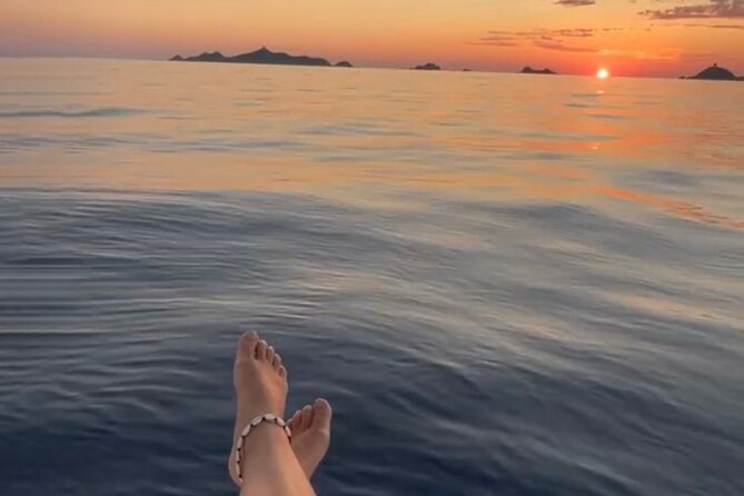 Sunset boat cruise with Aperitif at the Sanguinary Islands - Walking the Sanguinary Islands
