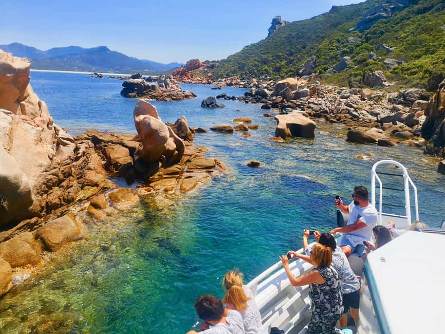 Sunset Boat Trip Visit, natural reserve coast - Leaving CMPV PROPRIANO for the open coast