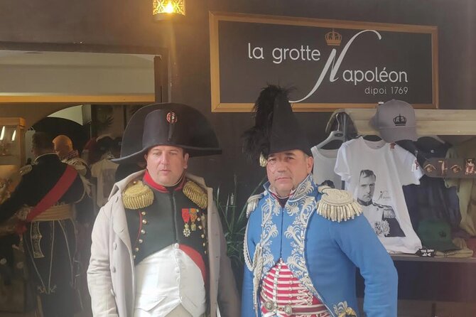 The Napoleon Cave - complete package (Corsican meal) - Inside the cave, Napoleon’s story gets a new setting