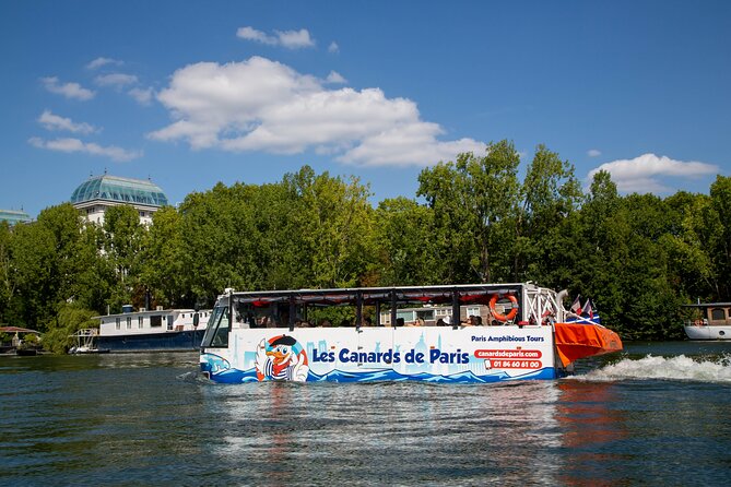 Tours of Paris and the Hauts-de-Seine in an Amphibious Bus - The Eiffel Tower view and Parc de Saint-Cloud