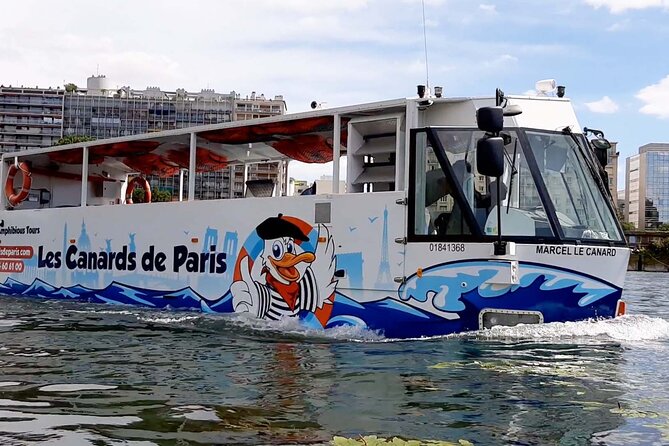 Tours of Paris and the Hauts-de-Seine in an Amphibious Bus - Roland-Garros and the Boulogne-Billancourt approach