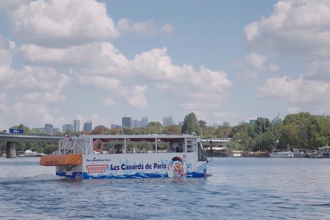 Tours of Paris and the Hauts-de-Seine in an Amphibious Bus - The splash at Île Monsieur