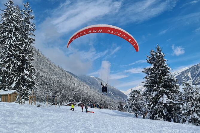 Two-seater paragliding flight in Chamonix - The view from the air, not just the launch
