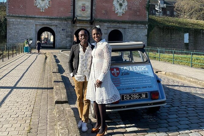 Unique Tour of Lille by Convertible 2CV - 1h00 - Place Rihour and the Palace