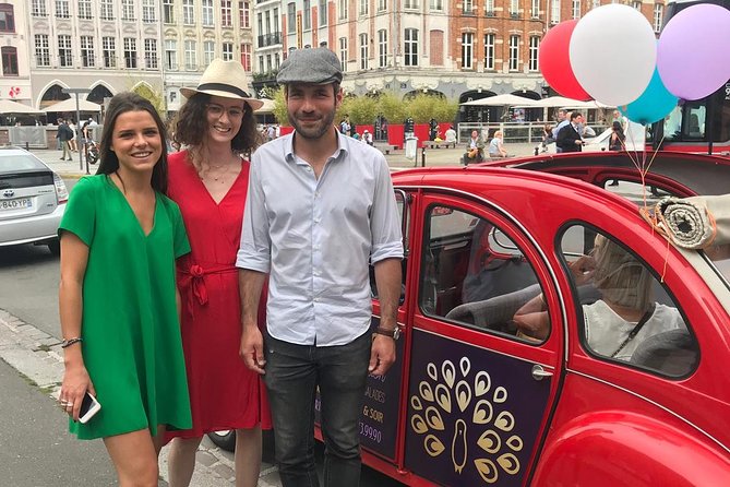 Unique Tour of Lille by Convertible 2CV - 1h00 - Hospice Comtesse Museum