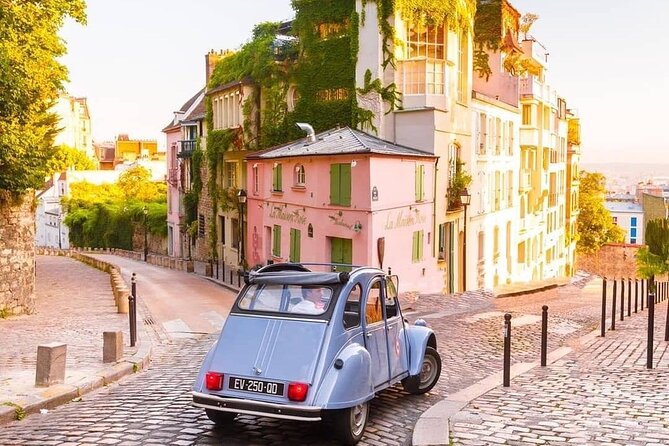 Vintage 2CV Adventure: 2 -Hour Paris Secrets Tour - Door-to-door pickup removes a major Paris headache